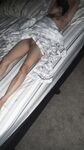 Sarah Bear passed out drunk and naked