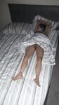 Sarah Bear passed out drunk and naked