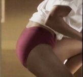 Black girl in her beautiful panties