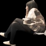 horny Chinese Girl April seducing nylon feet