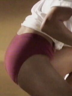 Black girl in her beautiful panties