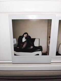 horny Chinese Girl April seducing nylon feet