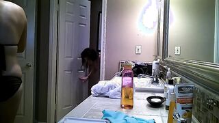 Airbnb bathroom lesbians 2