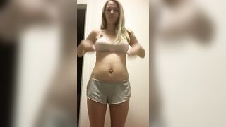 Milf stripping
