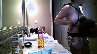 Big Tits Bathrom Spycam