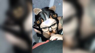 Halloween Slut Outdoor Public Blowjob