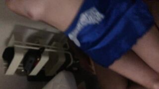 Riding with a cum shot