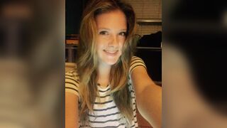 Lucy masturbates after school