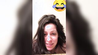 Sarah Bear dancing topless