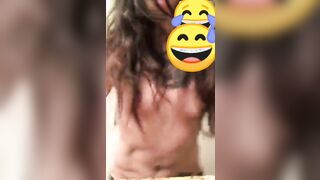 Sarah Bear dancing topless