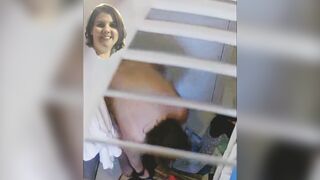 Completely Unaware Exposed BBW