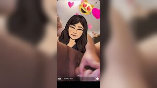 Fat slut Tristin plays with dildo