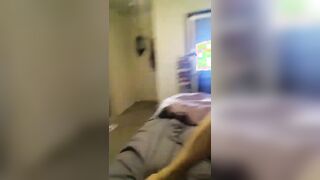 Samantha does a strip tease