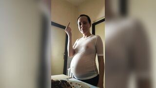 Katalin Fedák  Latex Pregnant Bitch