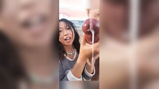 Beach bukkake