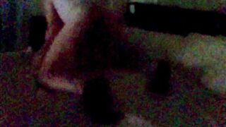 FRESHLY eighteen year old Mel sucks and fucks a huge BWC