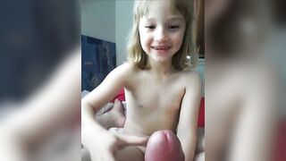 She loves to pleasure daddy