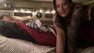 Texas tattooed teacher cum dumpster blow bang