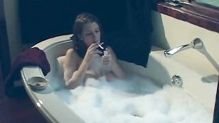 Babe in bunny suit smoking