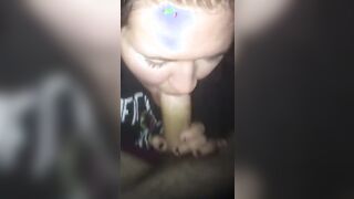 Deepthroating spunout