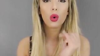 Lauren Louise lipstick kissing (js)