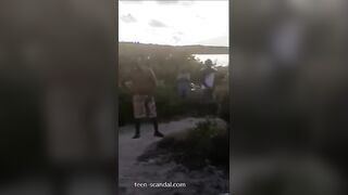White slut on African holiday1