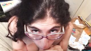 Natalie K sucking cock