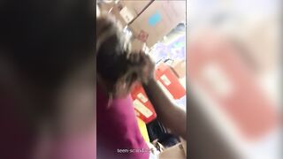 Banging coworker in storage room