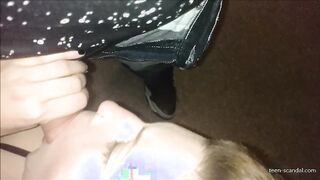 Blowjob while getting her Pussy eaten Threesome