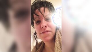 After shower