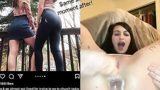 Ana made her cunt a creamy mess!