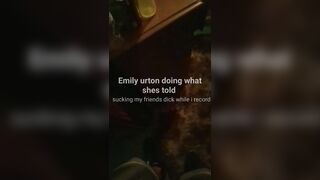 Emily (u)rton does what she's told