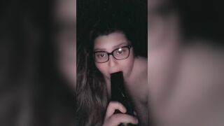 Married slut fucking her filthy cunt