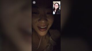 Slutty Chinese Teen Guoying Ou naked Skype chat