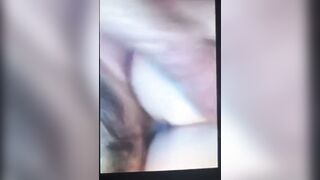 Amateur PAWG takes big cock doggystyle.