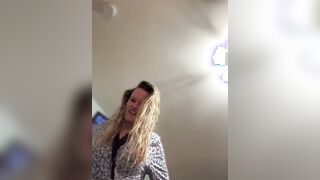 Rebecca Joyce showing off