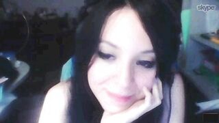 Mexican teen fucking herself on cam