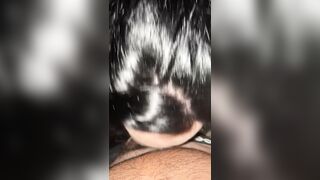 Dirty slut sucks cokeheads dick