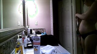 Big Tits Megan Spied in Bathroom