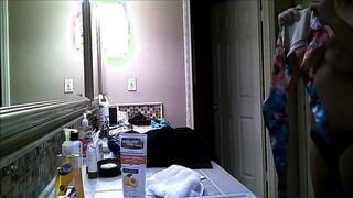 Big Tits Megan Spied in Bathroom