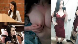 Busty European Activist Exposed