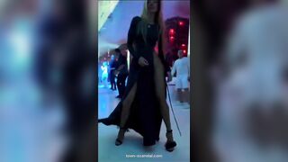 true slut in a nightclub.