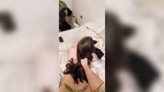 Slut takes a fucking