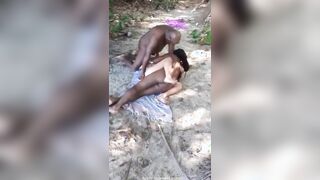 European tourist in Africa