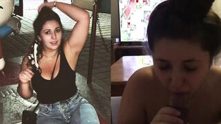 PAWG Sucks Dick & Gets Fucked