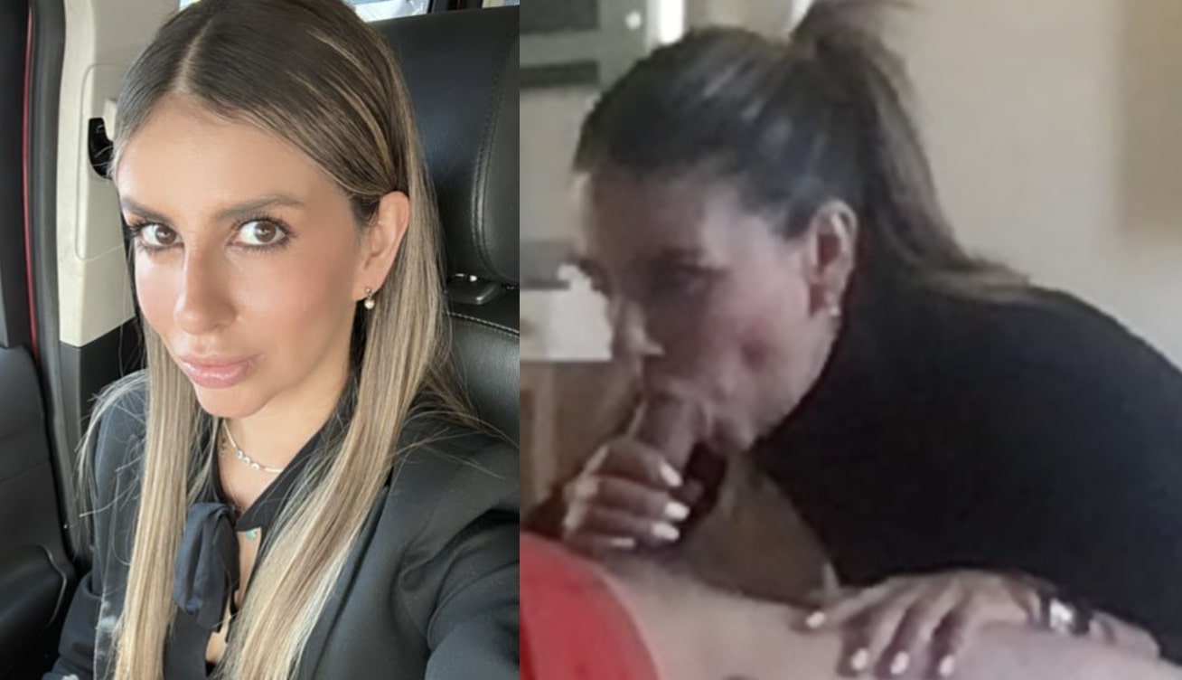 Absolut Whore has fun sucking cock