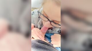 Short Whore D. Winn Slurps on Tiny Cock