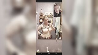 Michigan Amateur Patricia Hebenstreit Playing With Her Tits