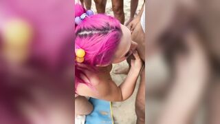 cigarette dick and sperm