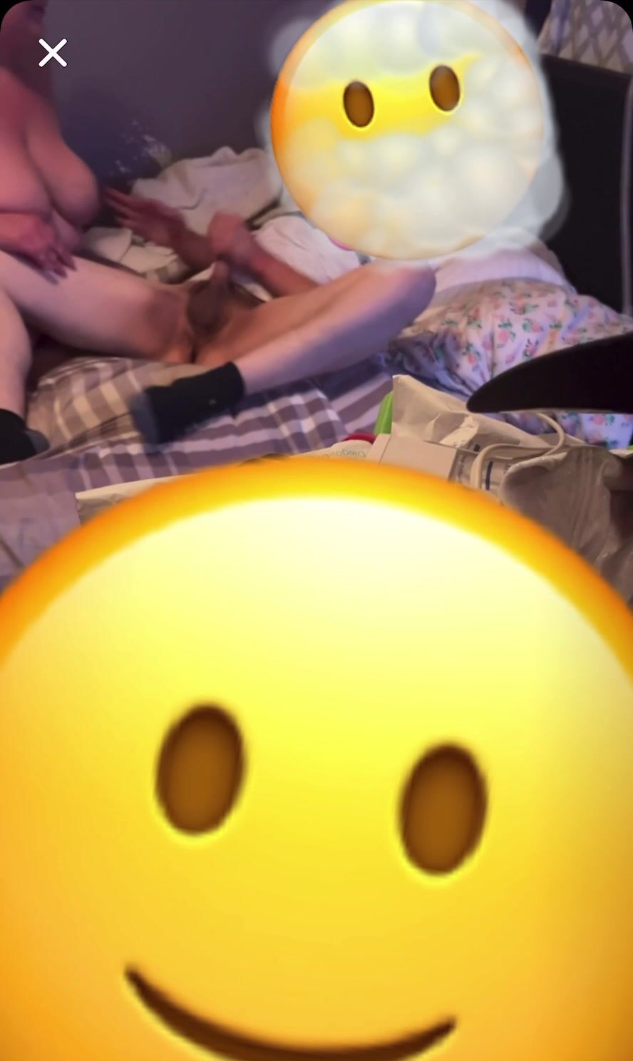 BBW fat step mom eats my cock secret cam